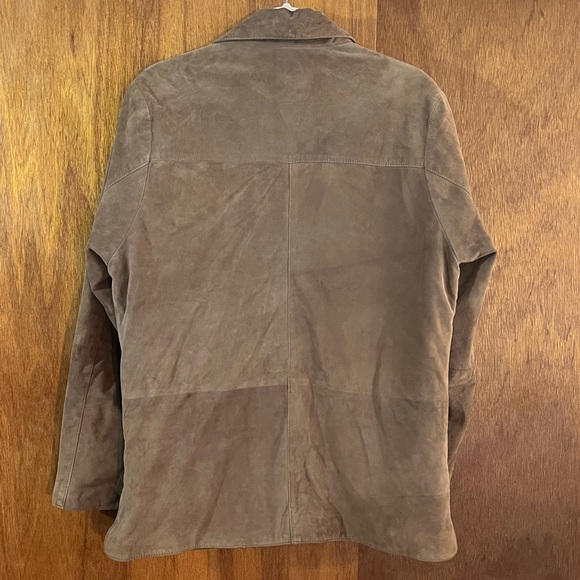 TWEED PEACOCK Tan Suede Jacket Sz L - Picture 3 of 8